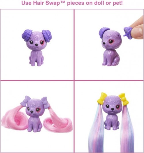 Barbie Color Reveal Glitter Hair Swaps HBG39