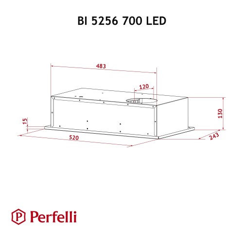 Perfelli BI 5256 BL 700 LED