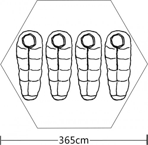 VidaXL 4-person Tent