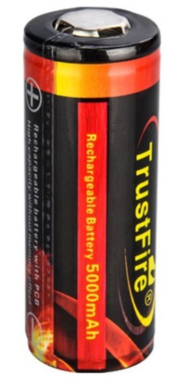 TrustFire 1x26650 5000 mAh micro USB