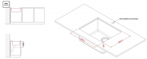 Elleci Quadra 105 Sottotop LGQ10562BSO