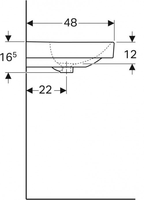 Geberit Smyle Square 90 500.252.01.1