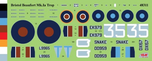 ICM Bristol Beaufort Mk.IA (1:48)