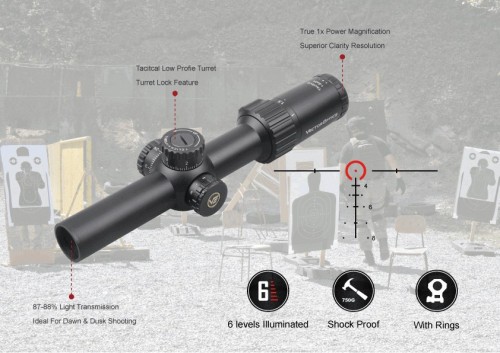 Vector Optics Taurus 1-6x24 SFP BDC