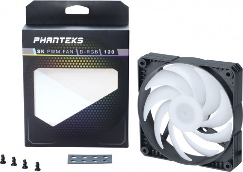 Phanteks SK PWM D-RGB 120mm Black Fan Single