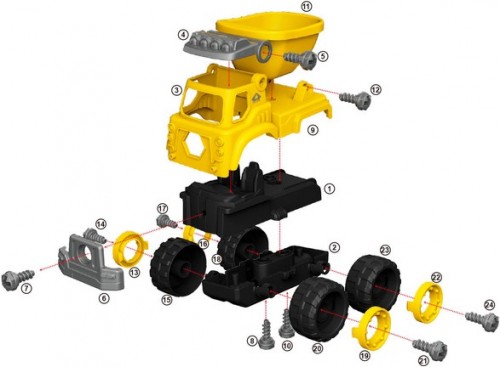 DIY Spatial Creativity City Engineering LM8016-SZ-1