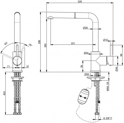 Falmec Pure Steel Corner MPSC.00#SSF