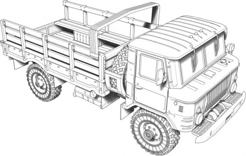 Ace Soviet Army 2t 4x4 Truck Model 66 (1:72)