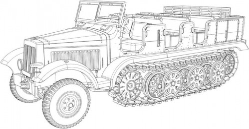 Ace Zugkraftwagen Sd Kfz.6/1 (1:72)