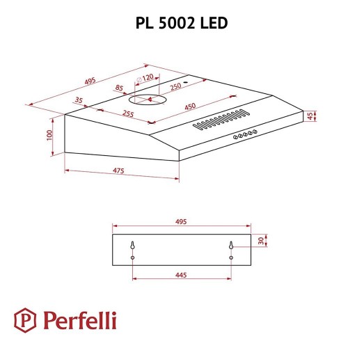 Perfelli PL 5002 BL LED