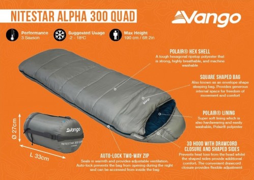 Vango Nitestar Alpha 300 Quad