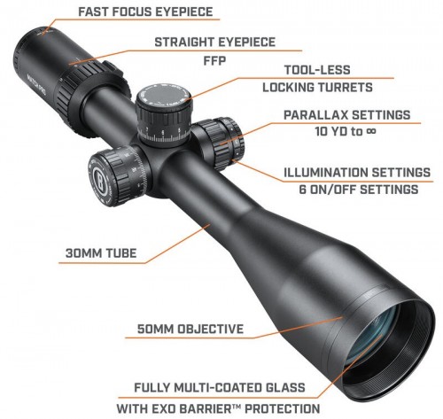 Bushnell Match Pro 6-24x50 Deploy MIL FFP