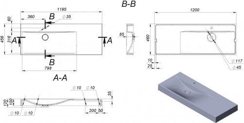 Miraggio Viola 1200 L 0002660