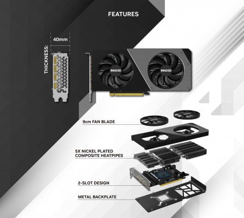 INNO3D GeForce RTX 4070 Ti SUPER TWIN X2