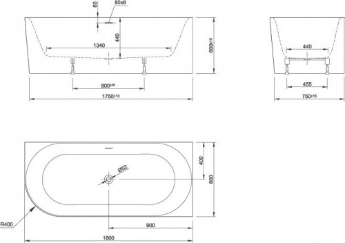 Knief Fresh Corner R 180x80 0100-232