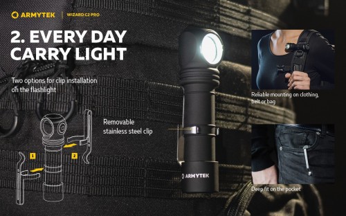 ArmyTek Wizard C2 Pro Magnet USB White