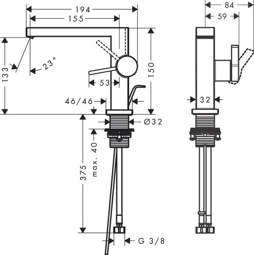 Hansgrohe Tecturis E 73023000