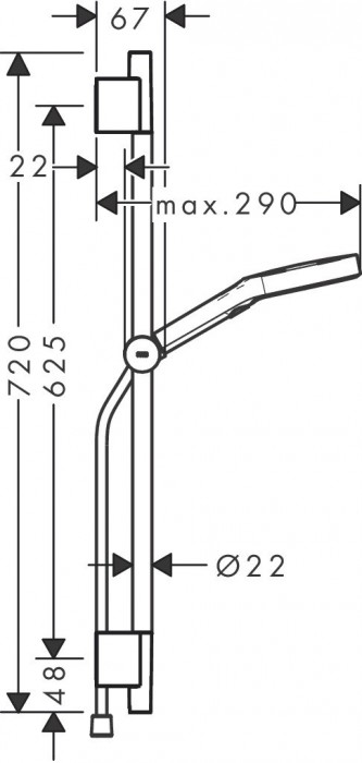 Hansgrohe Rainfinity 130 EcoSmart 28746000