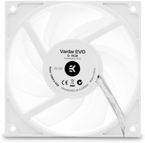 EKWB EK-Vardar EVO 120ER D-RGB (500-2200 rpm) - White