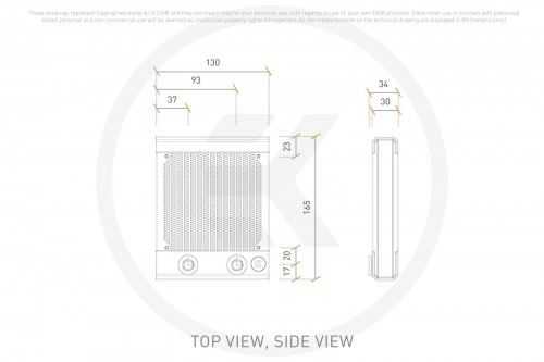 EKWB EK-Quantum Surface S120 - White