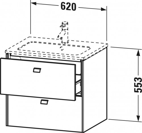 Duravit Brioso 62 BR410102222