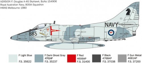 ITALERI A-4 E/F/G Skyhawk (1:48) 2826