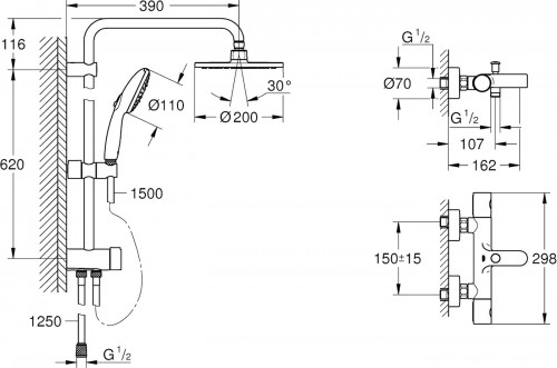 Grohe Vitalio Start System 200 UA202907TR