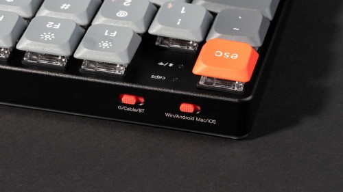 Keychron K5 Max White Backlight Red Switch