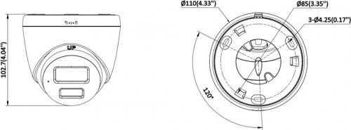 Hikvision DS-2CD1383G2-LIUF/SL 2.8 mm