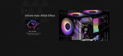 PCCooler DA360 Pro ARGB Digital Black