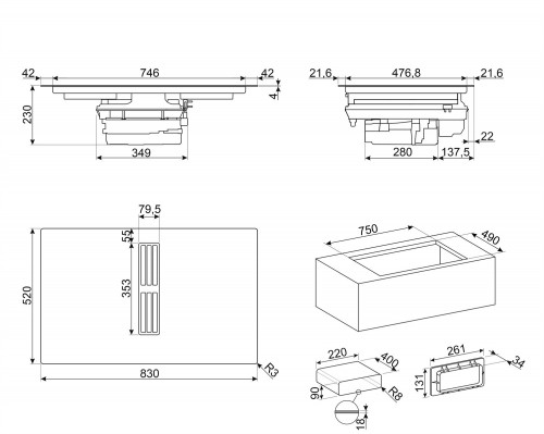 Smeg Classica HOBD382MB2