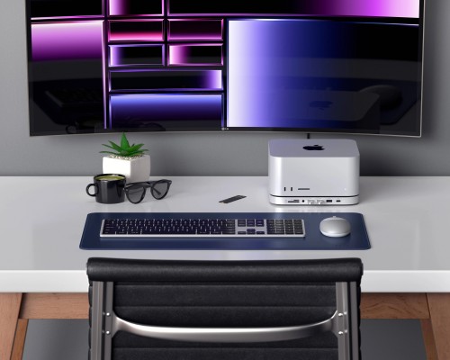 Satechi Stand & Hub For Mac Mini / Studio With NVMe SSD Encl