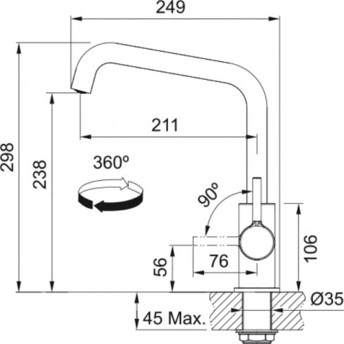 Franke Lina U 115.0728.473