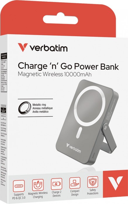 Verbatim Charge n Go Magnetic 10000