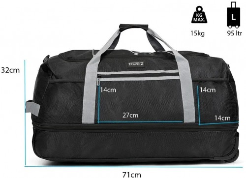 TravelZ Wheelbag Doubleloader 95L