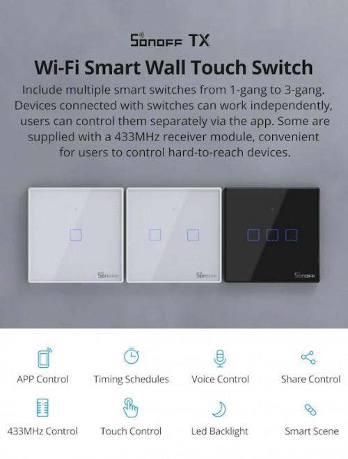 Sonoff T3EU2C-TX