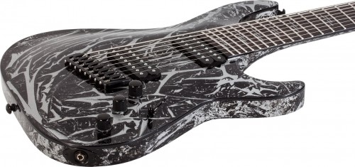Schecter C-8 Multiscale Silver Mountain
