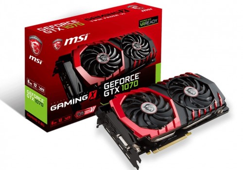 Видеокарта MSI GTX 1070 Gaming X 8G