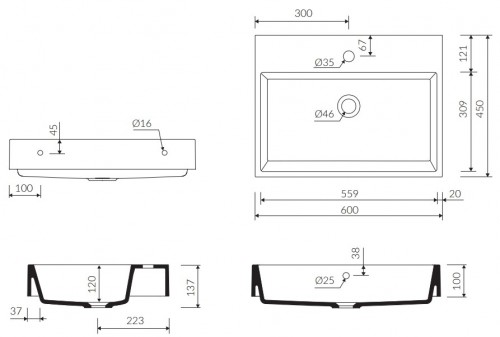 Marmorin Teo 60W 641060020