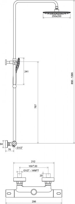 Ravak Termo 300 X070099