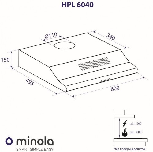 Minola HPL 6040 BL 430