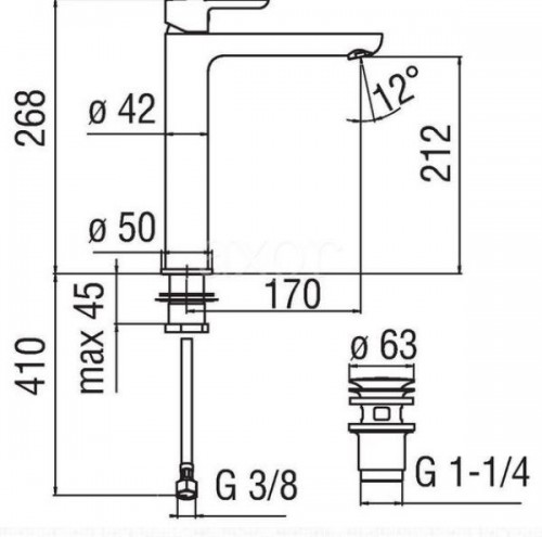 Nobili Rubinetterie ABC AB87128-2-CR