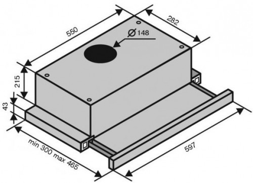 VENTOLUX Garda 60 IX 1000 LED