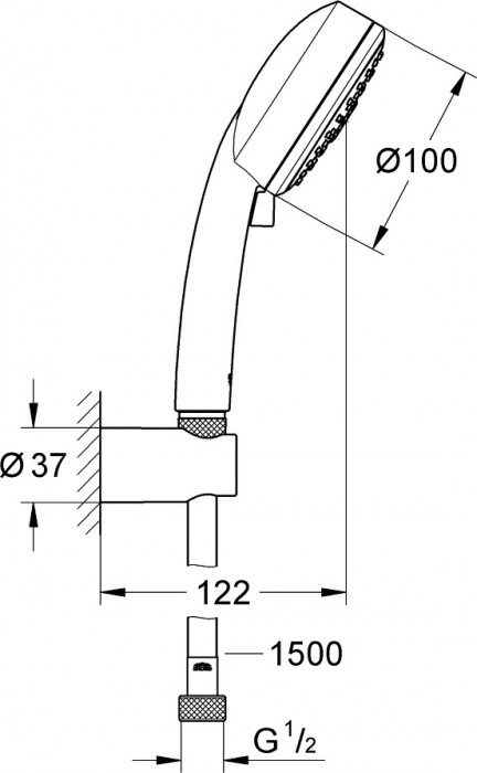 Grohe Tempesta Cosmopolitan 100 27588