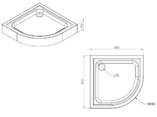 AM-PM Gem W90T-401-080W