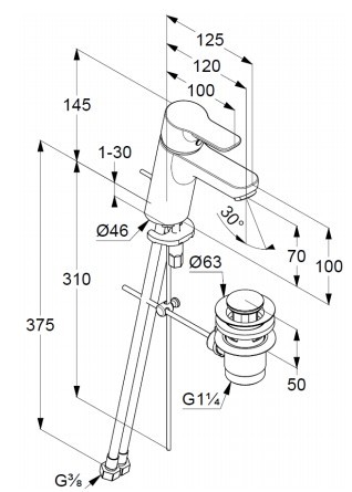 Kludi Pure&Easy 372890565