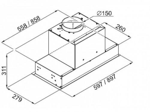 Best Chef Space Box 1000 BL 60