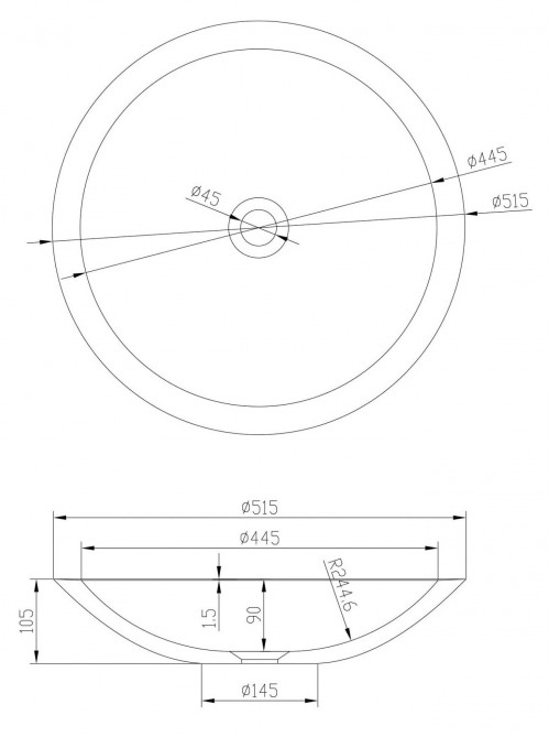 Volle Solid Surface 13-40-856