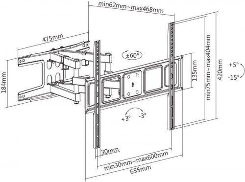 Satelit 39-80PIVOT600A