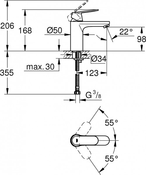 Grohe Eurosmart Cosmopolitan 23327000